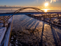 Sunrise at the Hoan Bridge_3