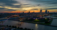 Summerfest, Hoan Bridge, Sunset Panoramic_6.27.26