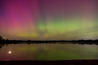 Northern Lights at Ottawa Lake, Wisconsin