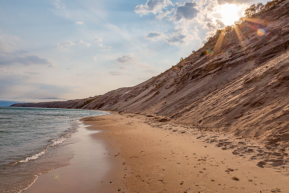 Grand Sable Sand Dune in the Pictured Rocks National Lakeshore, Upper Peninsula, Michigan