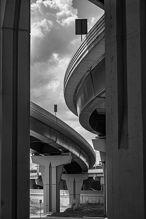Under the Marquette Interchange